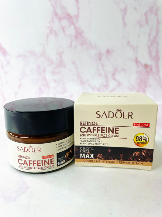 CREMA HIDRATANTE DE CAFEINA Y RETINOL GRANDE SADOER1530