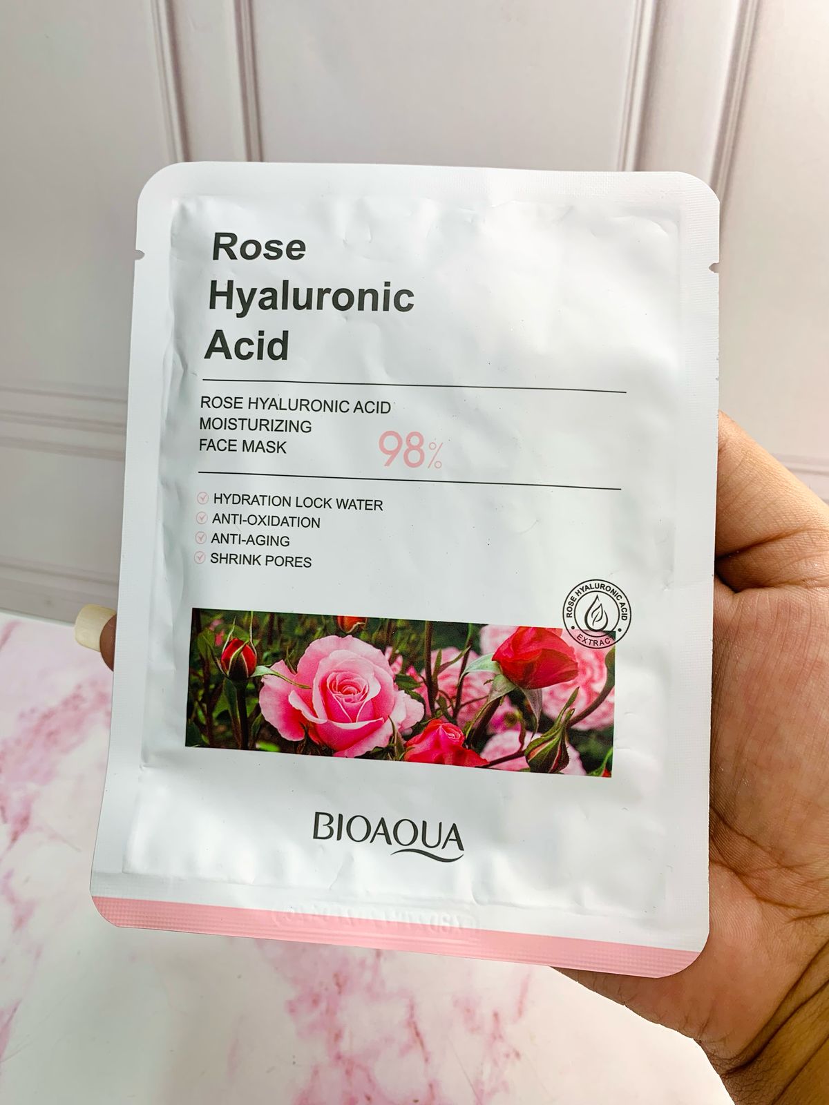 VELO DE ROSAS CON A-H BIOAQUA