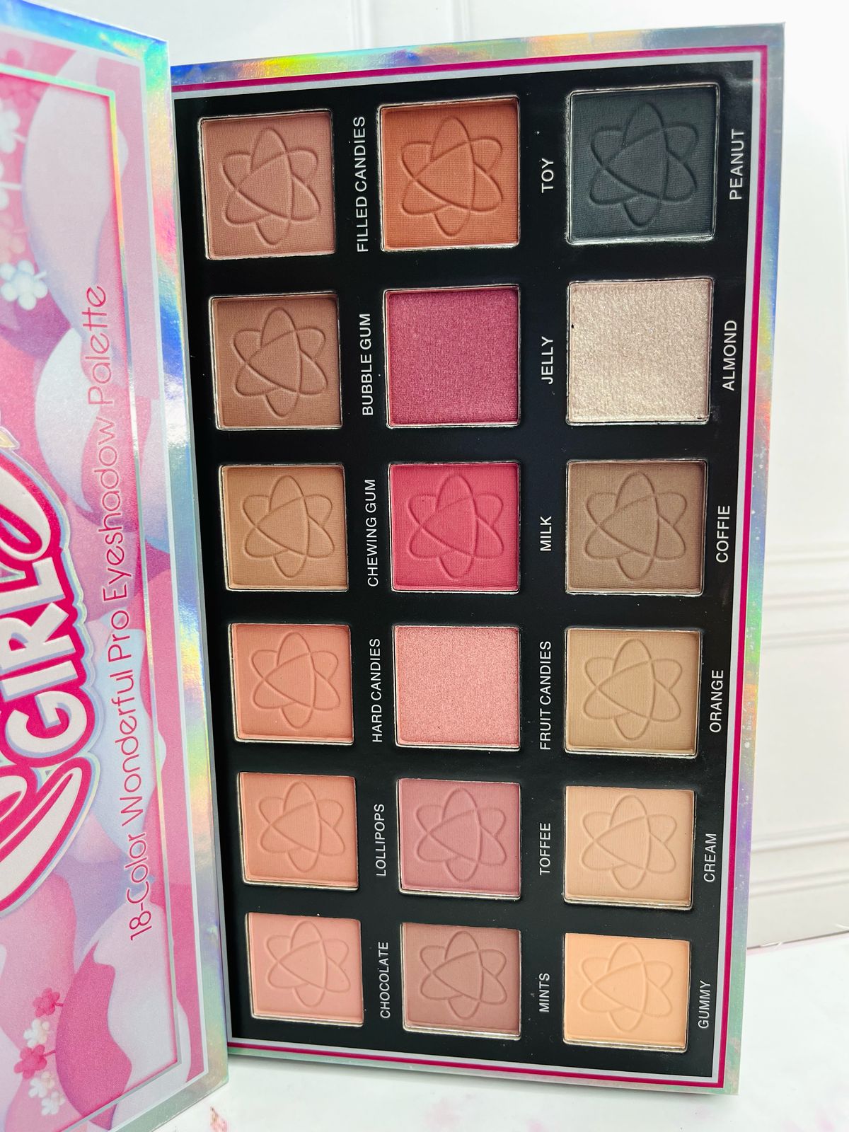 PALETA DE SOMBRAS PRETTY GIRL 18 TONOS IV-ES05