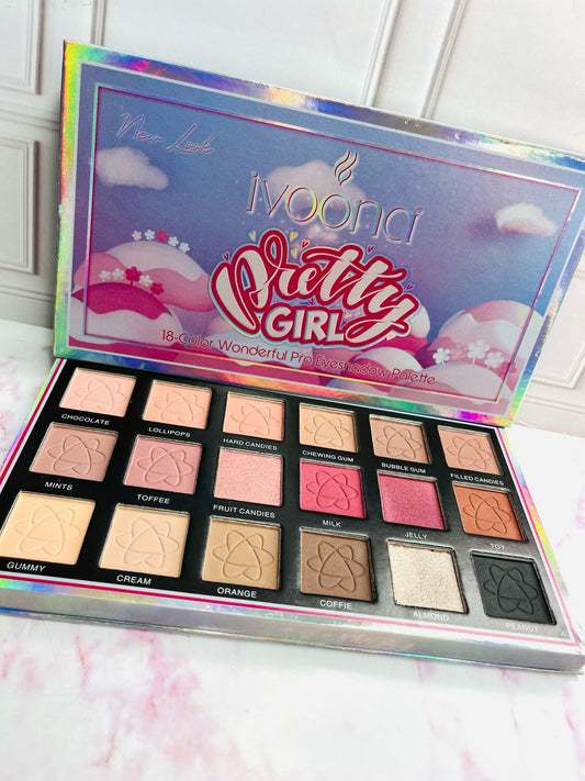 PALETA DE SOMBRAS PRETTY GIRL 18 TONOS IV-ES05