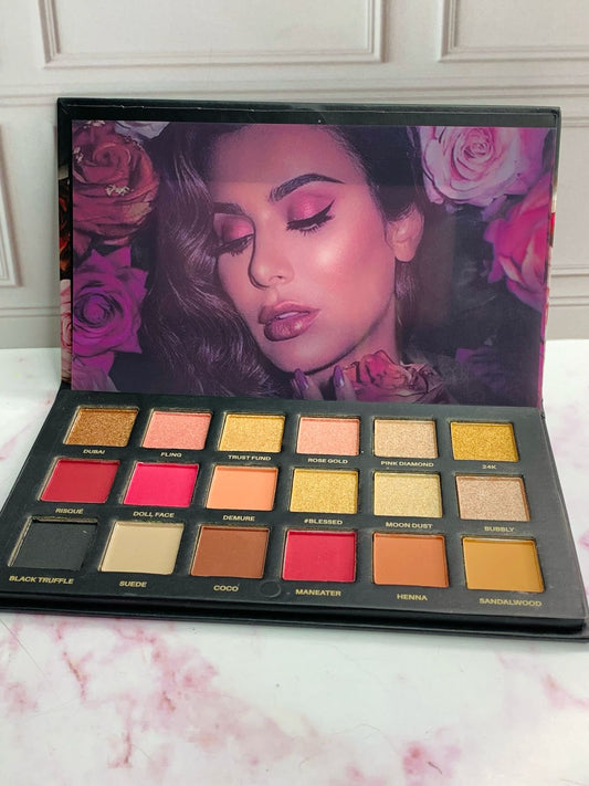 PALETA DE SOMBRAS CON ESPEJO DE ROSAS 4787